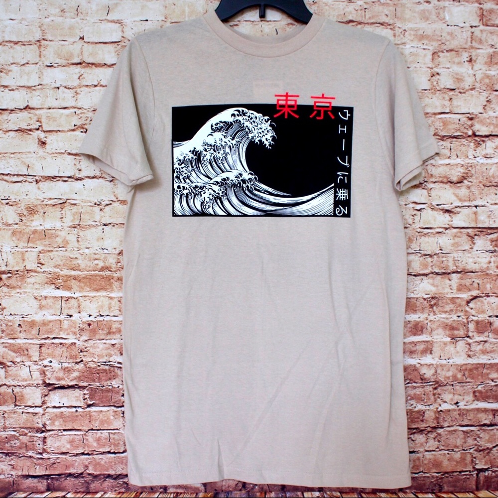 Artist Union | Waves of Kanagawa Asian Style Tee